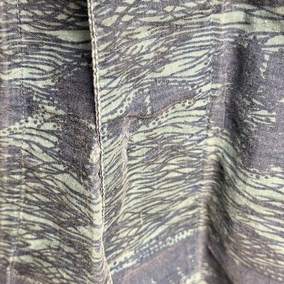 Vintage Bugle Boy Loop Collar Button Up Shirt Mens L 23x31 Short Sleeve - Picture 4 of 7